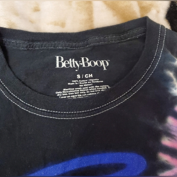 Betty Boop Black and Purple Graphic Tee - Picture 5 of 5